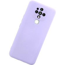 SARVONA Newface Tecno Camon 16 Kılıf Nano Içi Kadife Silikon - Lila