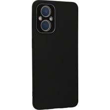 SARVONA Newface Oppo Reno 7 Lite Kılıf Lansman Glass Kapak - Siyah