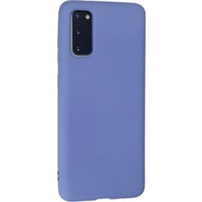 SARVONA Newface Samsung Galaxy S20 Kılıf Nano Içi Kadife Silikon - Lila