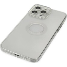 SARVONA Newface Iphone 13 Pro Max Kılıf Santa Lens Silikon - Şeffaf