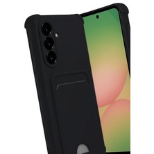 SARVONA Newface Samsung Galaxy A56 Kılıf Kelvin Kartvizitli Silikon - Siyah