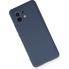SARVONA Newface Xiaomi Mi 11 Kılıf Nano Içi Kadife Silikon - Gri