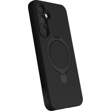 SARVONA Newface Samsung Galaxy A55 5g Regal Magsafe Standlı Kapak - Siyah