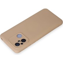 SARVONA Newface Xiaomi Redmi 12C Kılıf Nano Içi Kadife Silikon - Pudra