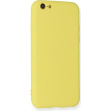 SARVONA Newface Iphone 6 Kılıf Nano Içi Kadife Silikon - Sarı