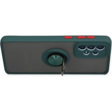 SARVONA Newface Samsung Galaxy A33 5g Kılıf Montreal Yüzüklü Silikon Kapak - Yeşil