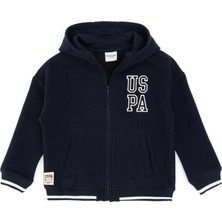 U.S. Polo Assn. Erkek Çocuk Lacivert Kapüşonlu Sweatshirt 50308559-VR033