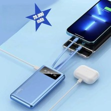 Moresun Buğz Kendinden Kablolu 20.000 Mah Powerbank