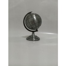 Dinç Hediyelik Dekoratif Metal Dünya Küresi – Masaüstü, Vintage Tasarım