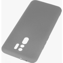 Marsilyan Xiaomi Redmi 9 Kılıf Nano Içi Kadife Silikon - Gri