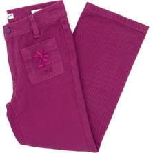 U.s. Polo Assn. Kız Çocuk Menekşe Pantolon (Kanvas-Chino) 50314779-VR037