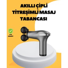 Selfbuysell Şarjlı 4 Başlıklı Titreşimli Masaj Aleti Derin Kas Masajı Sporcu Destekli