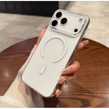 Wess iPhone 17 Pro Max Için Magsafe Uyumlu Şeffaf Mika Kılıf | Güçlü Manyetik – Sararma Yapmaz