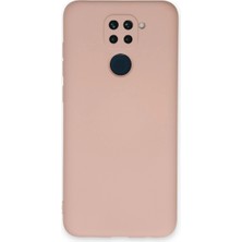 Buğz Xiaomi Redmi Note 9 Kılıf Nano Içi Kadife Silikon - Pudra