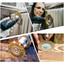 Moresun Buğz 6'lı Pimli Tel Fırça Seti - Pas Yağ Kir Boya Yapışkan Çözücü