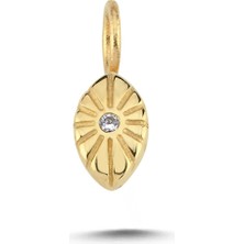 Cherry By Özkonak Mono Taşlı Oval Charm