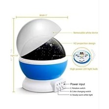 Skygo Star Renkli Yıldızlı Gökyüzü Projeksiyon Gece Lambası - Mavi