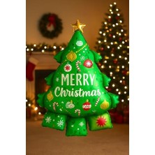 Skygo Yılbaşı Ağacı Süsleri 1 Adet Yılbaşı Hediye Paketi Süsü Folyo Balon 80-55 cm