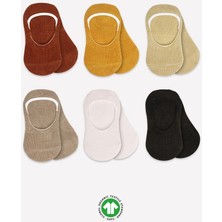 Aylina Bfs   6'lı Mix Babet Çorap 30101 Toprak