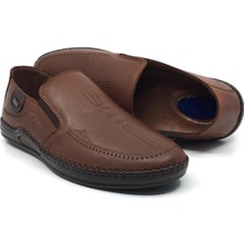 Catelli 575 %100 Hakiki Deri Ortopedik Erkek Yazlık Hafif Rahat Günlük Çarık Terleme Yapmaz Ayakkabı 40-45