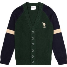 U.s. Polo Assn. Erkek Çocuk Yeşil Hırka (Triko) 50317146-VR054