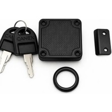 Skygo Profesyonel Kare Çekmece Kilidi, Nikel, 22 Mm, 4x4 Cm, 2 Anahtarlı, Yüksek Kaliteli, Güvenli Kilit, Dayanıklı, Ofis, Evrak Dolabı Uyumlu, Kolay Montaj, Mobilya Çekmece Kilidi, Siyah