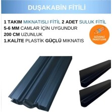 Smd Siyah Duşakabin Mıknatıs Takımı ve 2 Adet Suluk Fitili 200 cm