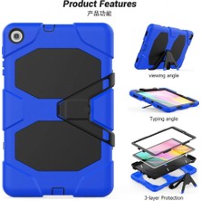 Marsilyan Samsung Galaxy T510 Tab A 10.1 Kılıf Griffin Tablet Kapak - Mavi