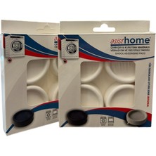 Titreşim Önleyici Kauçuk Ayak Takım Seti ( Beyaz )