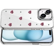 Marsilyan Apple iPhone 15 Fiyonk Desenli Kapak - Desen 3