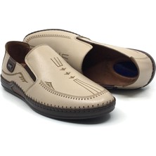 Catelli 575 %100 Hakiki Deri Ortopedik Erkek Yazlık Hafif Rahat Günlük Çarık Terleme Yapmaz Ayakkabı 40-45