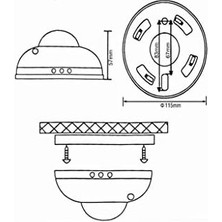 Skygo CT-9243 360 Derece Hareket Algılayıcı Sensör