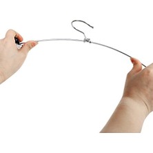 Skygo CRI006-20 Metal Kıyafet/pantolon Askısı, Pantolon, Çoraplar Etekler Için, 40 x 10,5 cm (Ekstra Geniş) Kaymaz, Krom Kaplama, 20 Adet