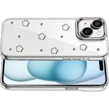 Marsilyan Apple iPhone 15 Fiyonk Desenli Kapak - Desen 2