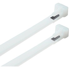 Voltaj Gwest Gta 200HD 200X7.6 mm Açılabilir Beyaz Kablo Bağı 100 Adet