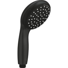 Skygo Start 100 El Duşu 2 Akışlı (Yağmur ve Jet) Kireç Önleyici Sistem, Banyo-Duş Başlığı, Mat Siyah, 279462430