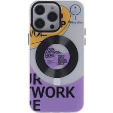 Marsilyan iPhone 14 Pro Max Kılıf Apollo Magneticsafe Desenli Kapak - Apollo Şeffaf - 6