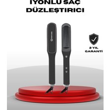 Alvo Store Buğz Iyonlu Saç Düzleştirici Tarak Hızlı Isınma ve Ayarlanabilir Isı