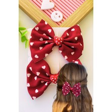 Kalp Figürlü Fiyonk Pens Toka 1 Adet