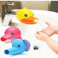 Skygo Sevimli Ördek Musluk Başlığı, Evye Başlığı Uzatıcı El Yıkama Alışkanlığı Kazandırma Aparatı, Musluk Uzatma Başlığı Ördek Figürlü