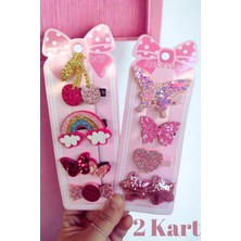 Glitter Simli Toka Seti 2 Kart(8 Adet)