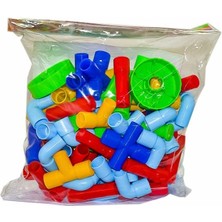 Alvo Store Buğz HC1025 Poşette Boru Blok  Seti 72 Parça