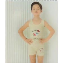 ADN Kids Erkek Çocuk Çamaşır Takım 8-9 Yaş - Bej