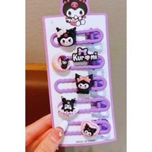 Kuromi Klips Metal Toka Seti 5'li