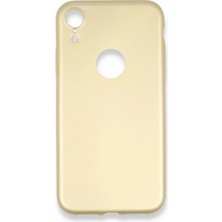 Marsilyan iPhone Xr Kılıf First Silikon - Gold
