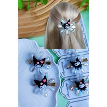 Kuromi Figürlü Parlak Pens Toka 2 Adet