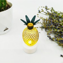 Normadia Minik Gold Ananas Dekoratif LED Lamba, Şık ve Parlak Aydınlatma