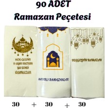 Ahfa Natural Craft Hoşgeldin Ramazan Sofra Sunum Peçetesi 90 Adet (3 Paket )
