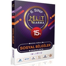 Paraf Yayınları Elit Karma 6. Sınıf 15'li Konu Sıralı Sosyal Bilgiler Denemeleri