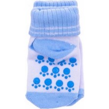 Erkek Bebek Çorap 1-2 Yaş - Bebe Mavisi